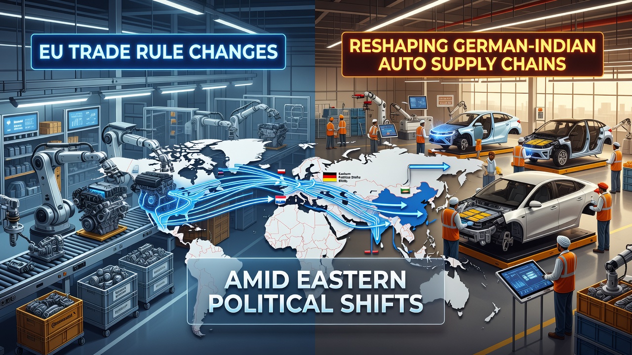 EU Policy Adjustments Reshape German-Indian Automotive Component Networks Amid Evolving Eastern Geopolitics